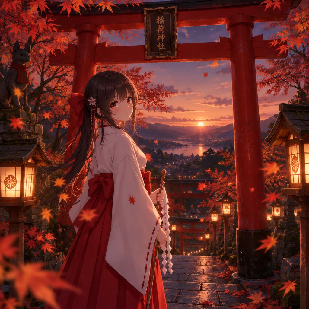 Autumn Torii — Shrine Tales